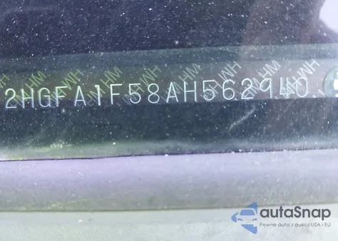 2010 Honda Civic Lx из США, поврежденный, VIN 2HGFA1F58AH562940